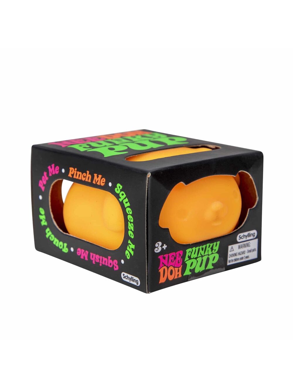 NeeDoh Funky Pup Orange Schylling Sensory Squishy Fidget Toy New in Box 🧡🐶